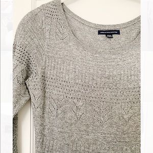 Pointelle Sweater Dress